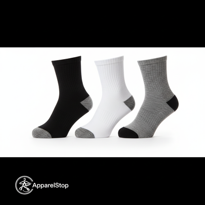 Mid-Ankle Socks Correct Height