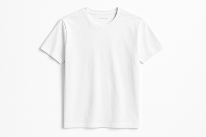 Single t-shirt flat lay