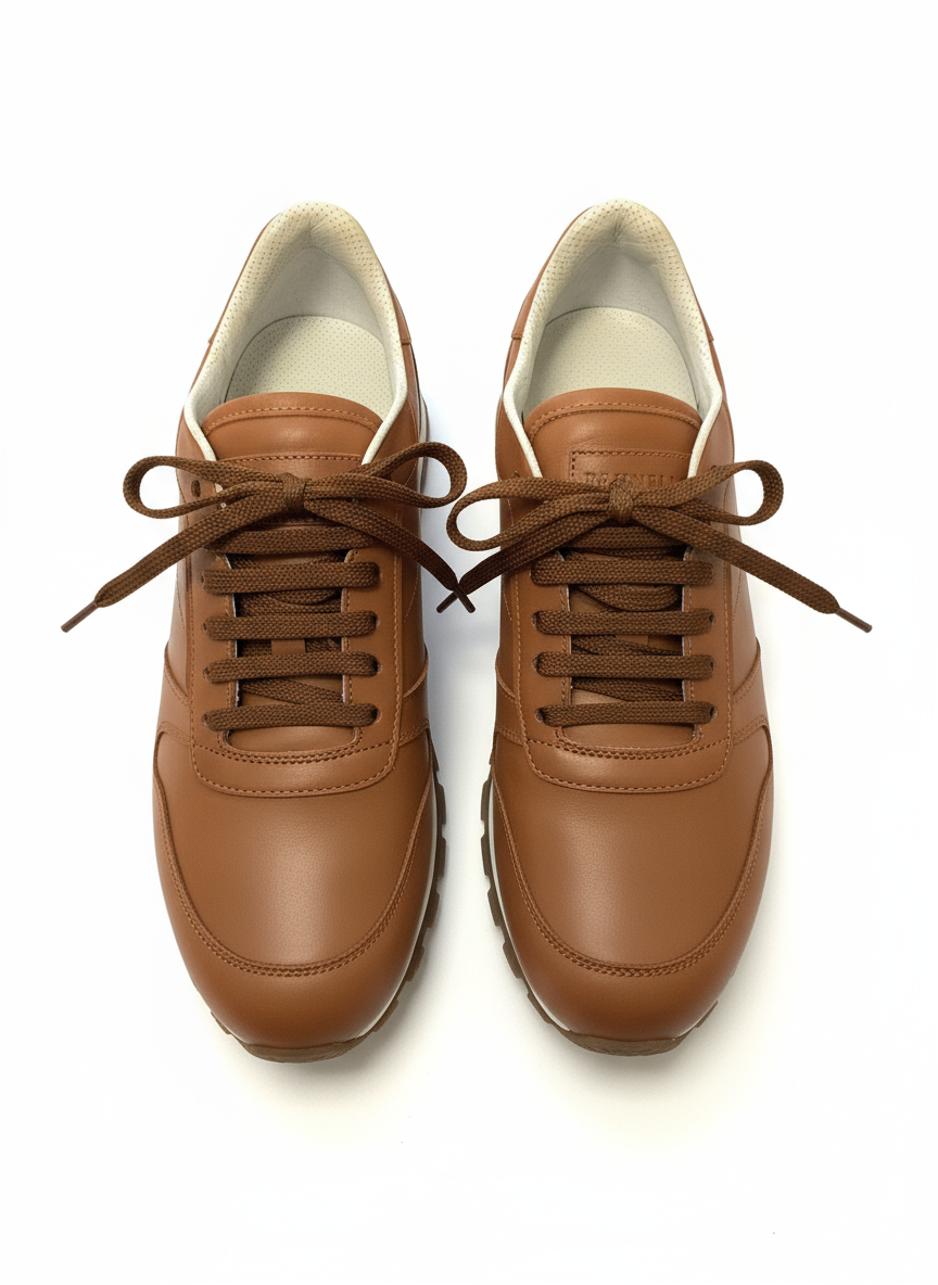 Top view of Brunello Cucinelli sneakers